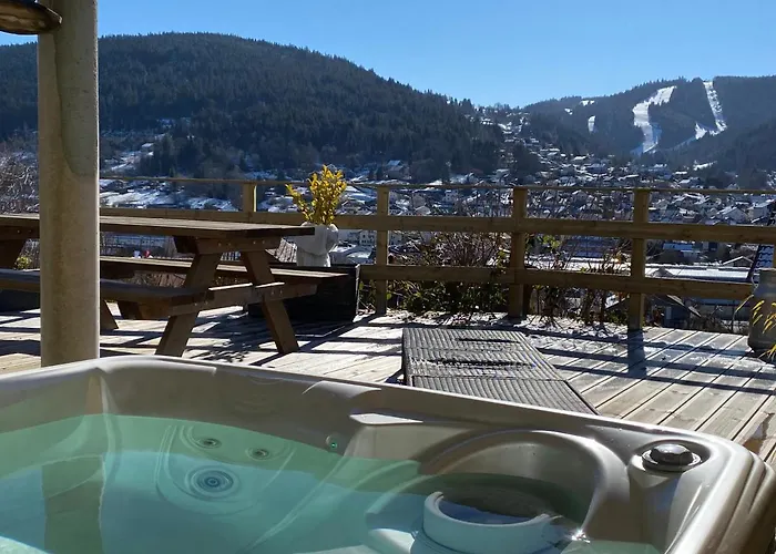 Au Nid Cosy D'isa A Vosges - Spas Privatifs 제라르메르